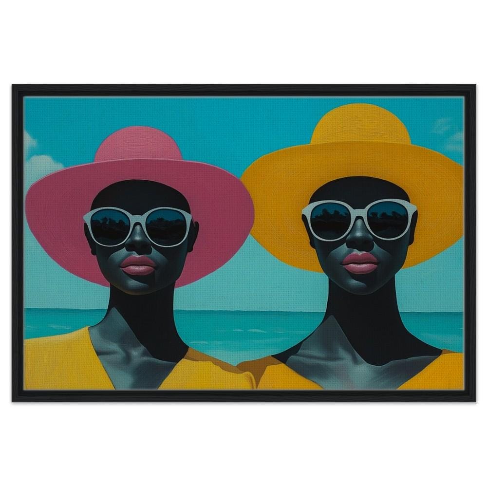 Black Living Room Art - African American Wall Decor for Living Spaces
