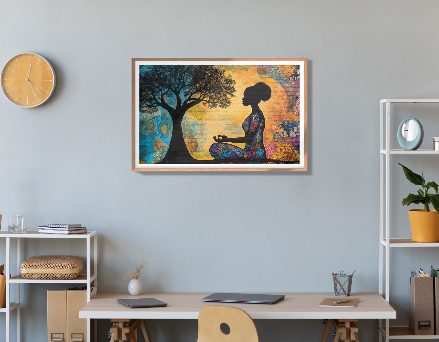 Black Woman Tree of Life African American wall art view 84