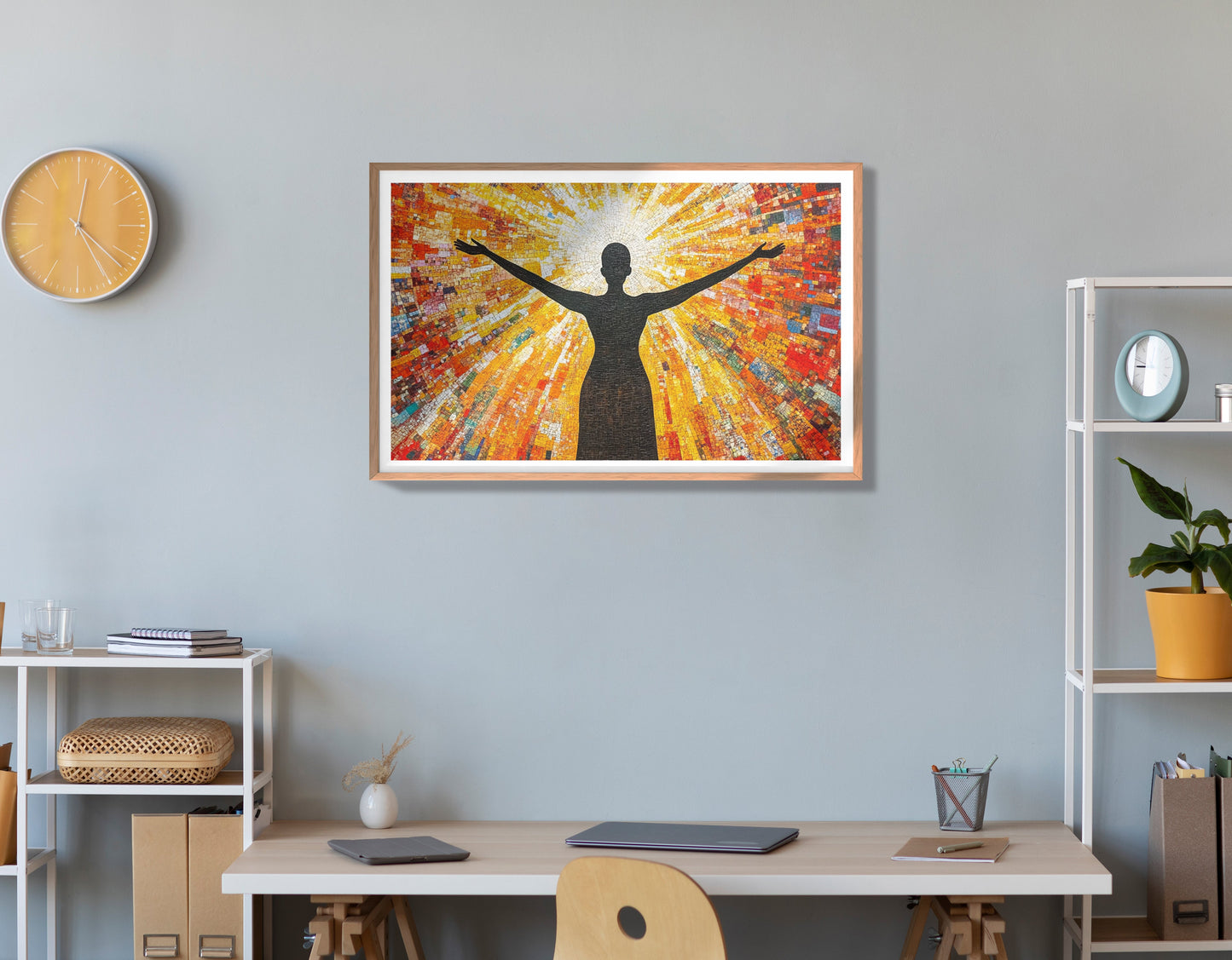 Black Woman Radiant Sun African American wall art view 84