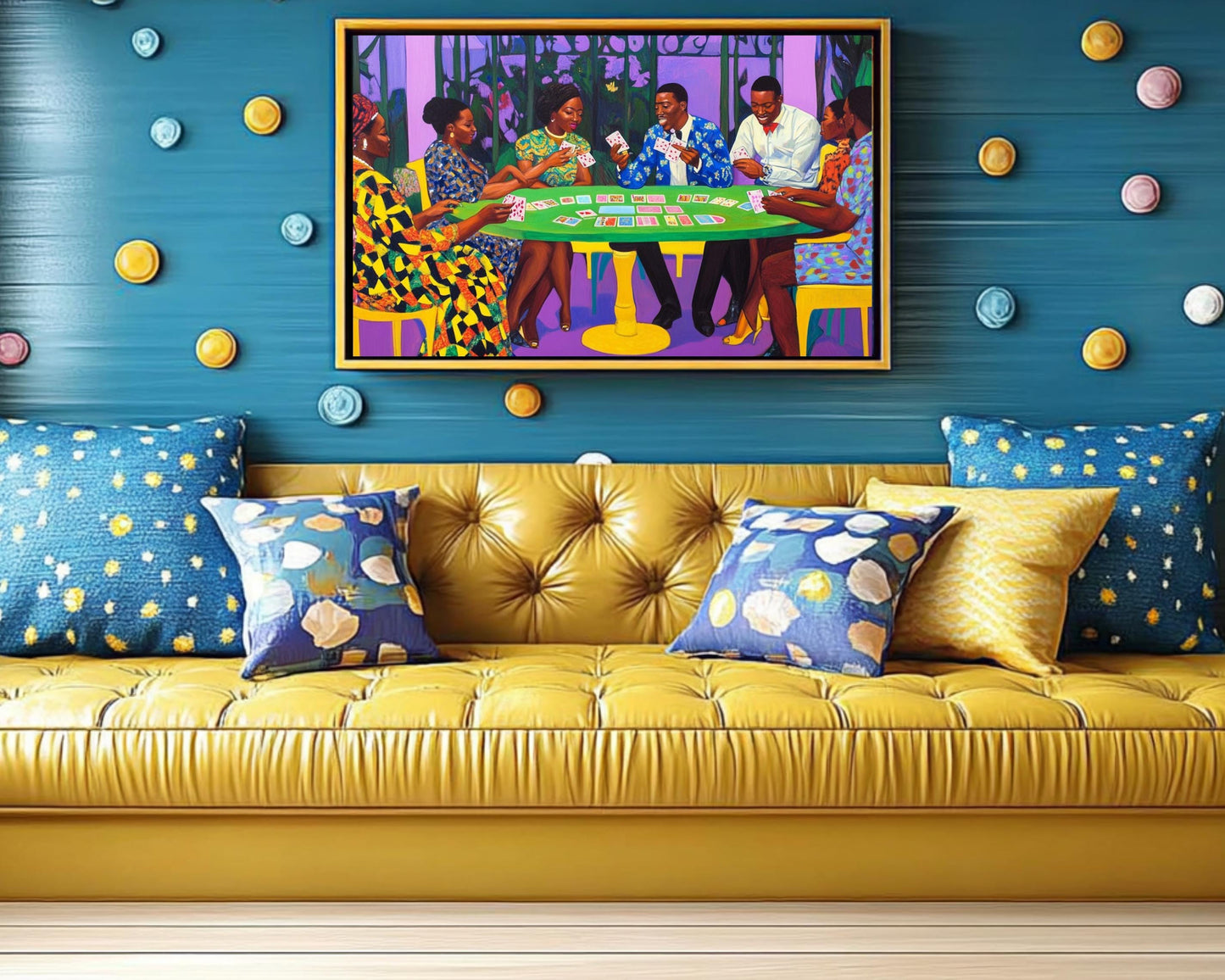 Black Professionals Card Game African American Art
