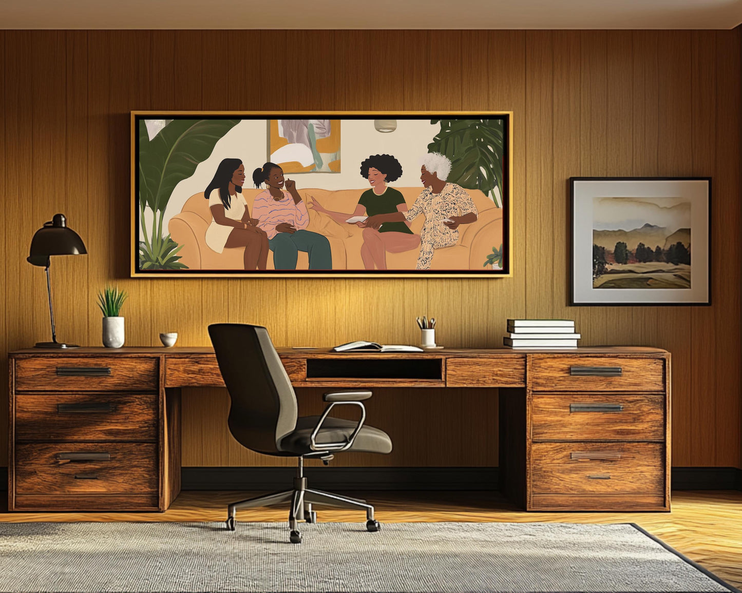 Generations Storytelling African American Wall Art