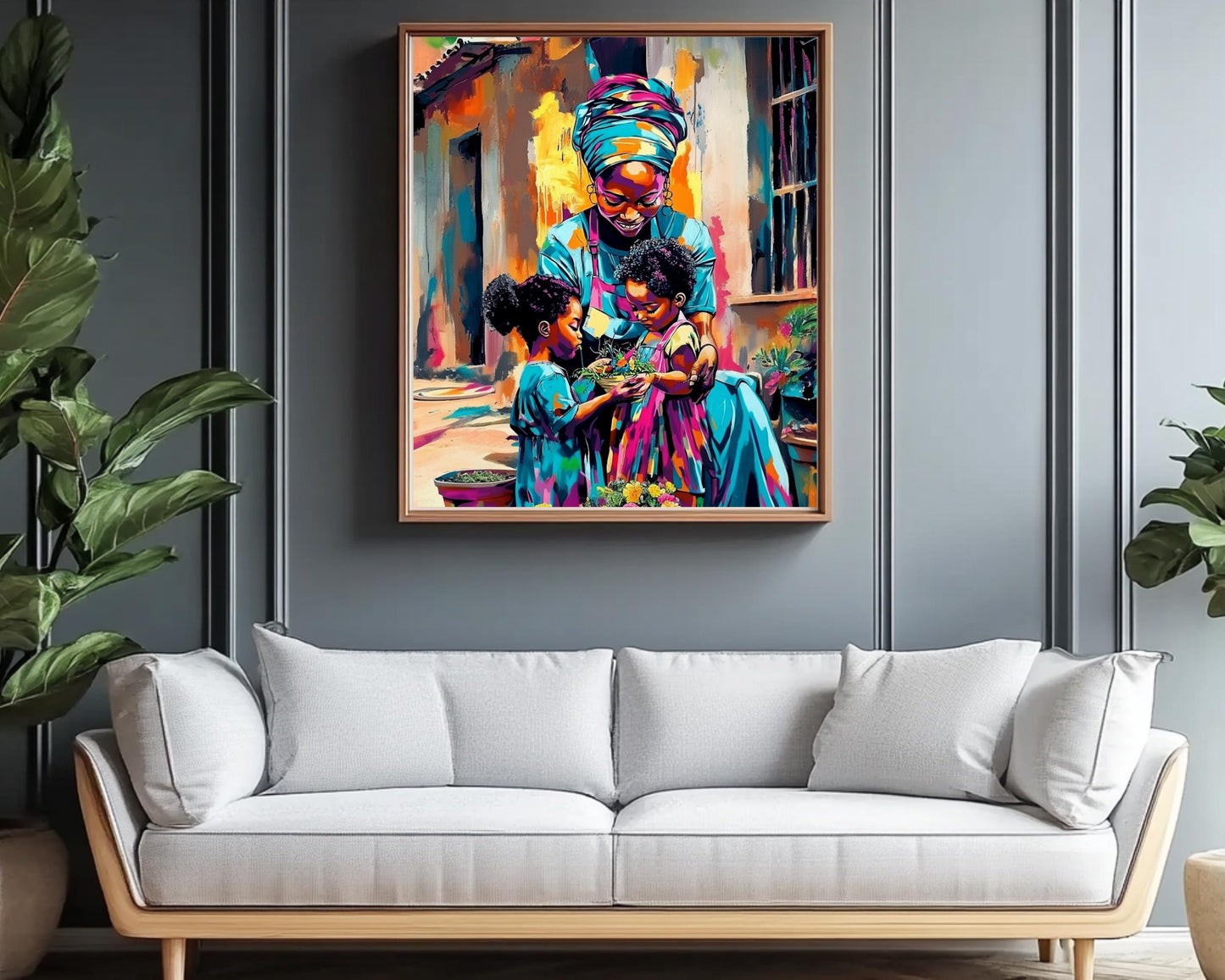 Grandmother Garden African American Wall Art