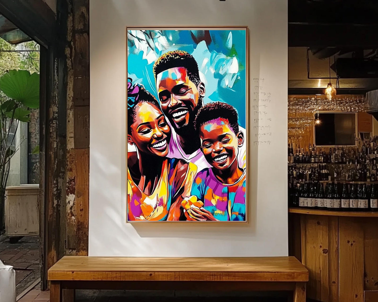 Family Picnic African American Wall Art