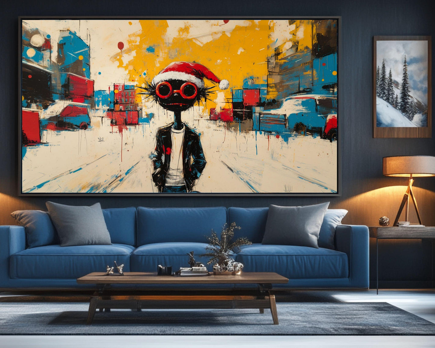Urban Black Santa African American Street Art