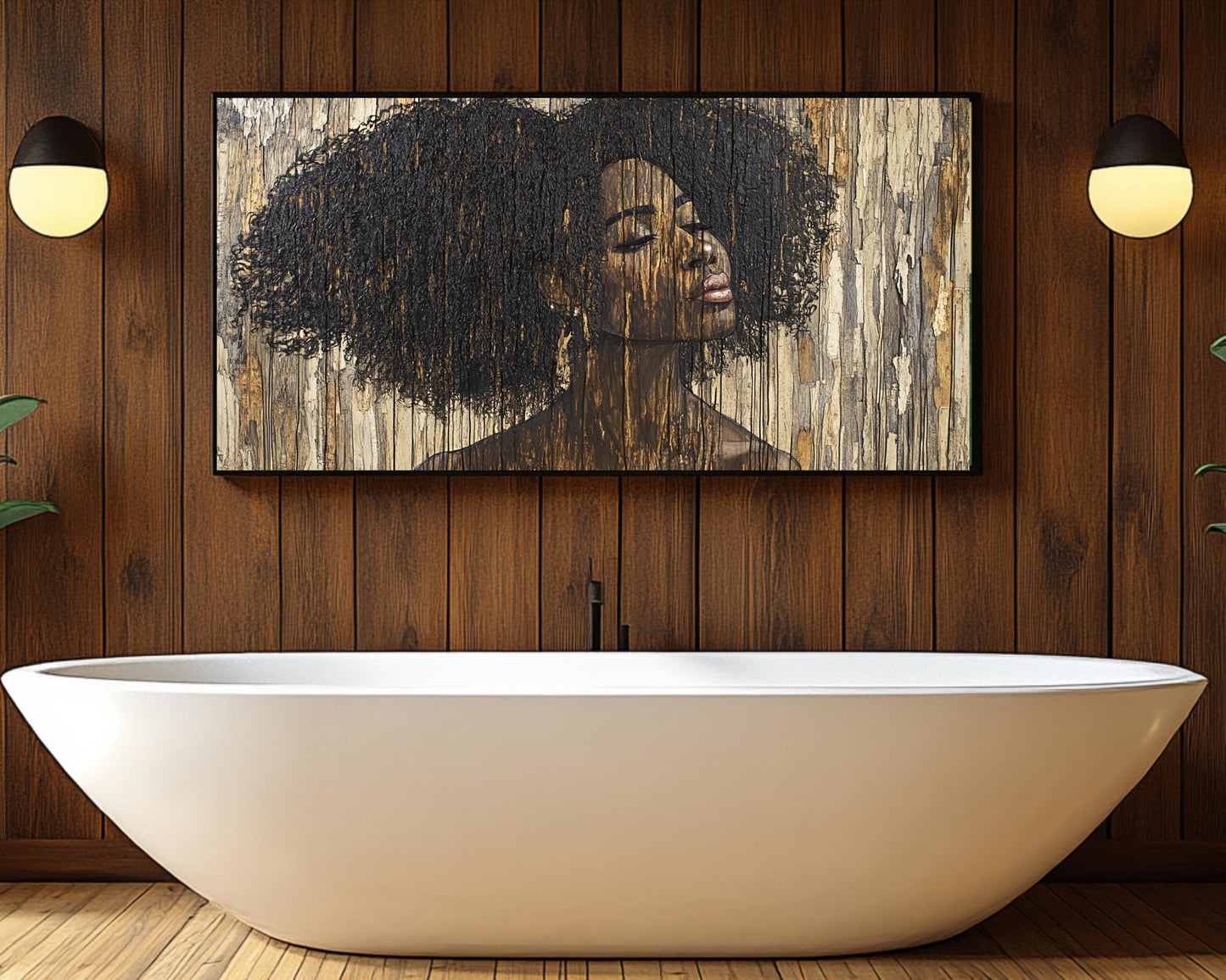 African American Wall Art Natural Hair Beauty