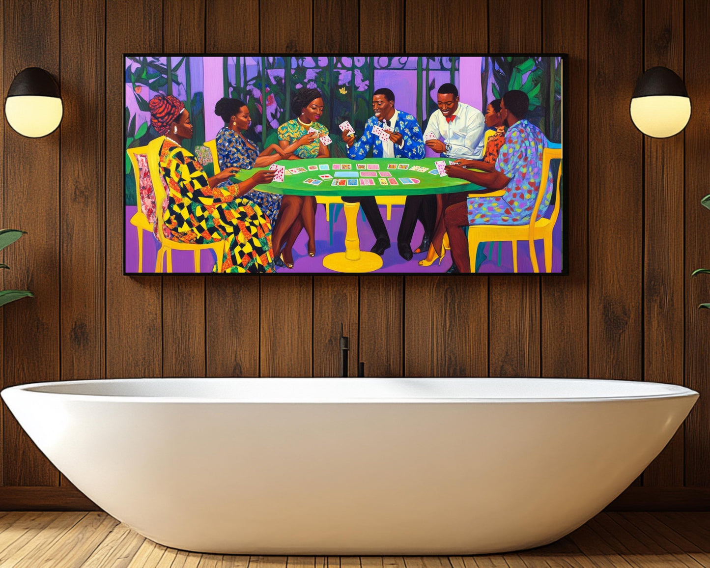 Black Professionals Card Game African American Art