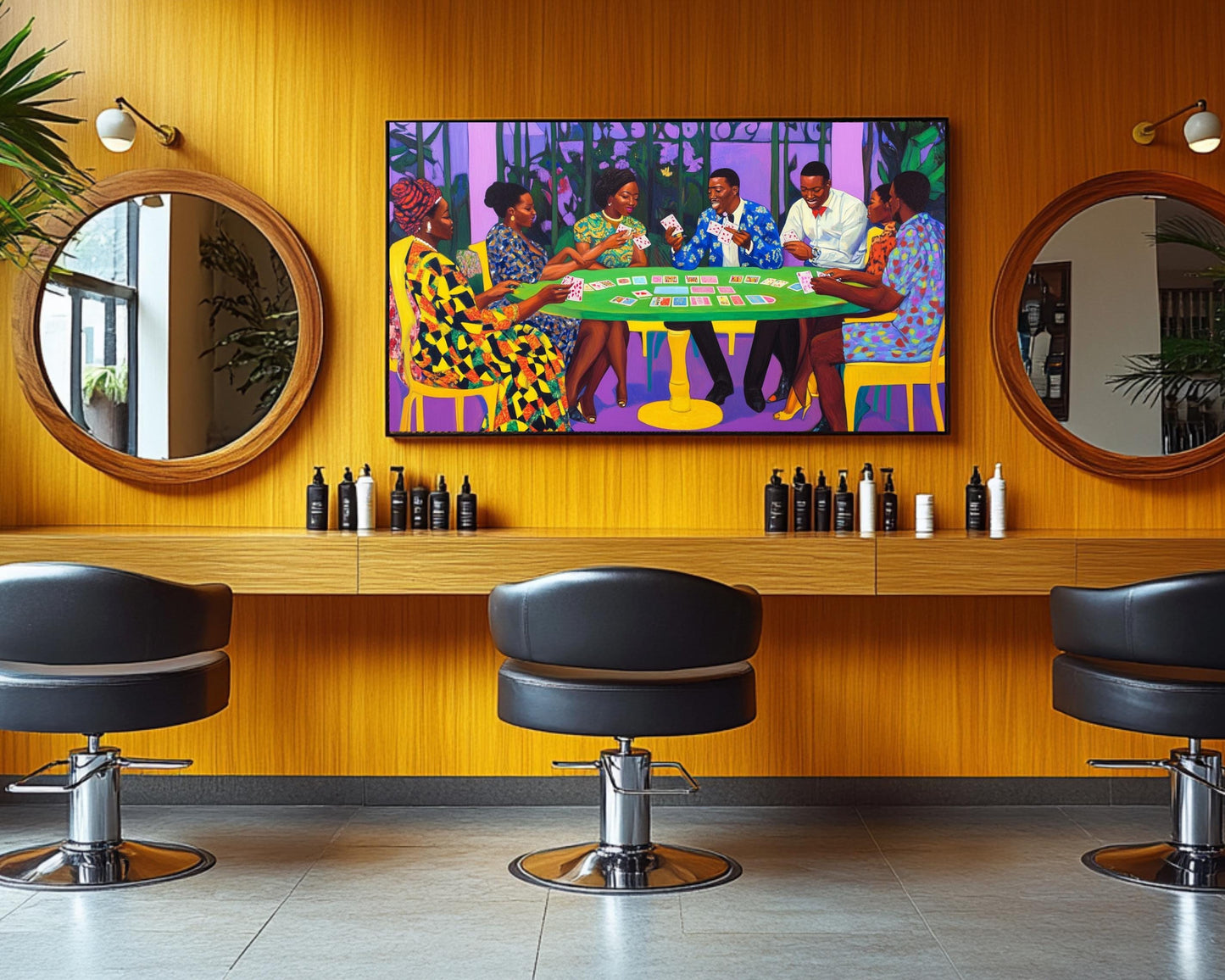 Black Professionals Card Game African American Art
