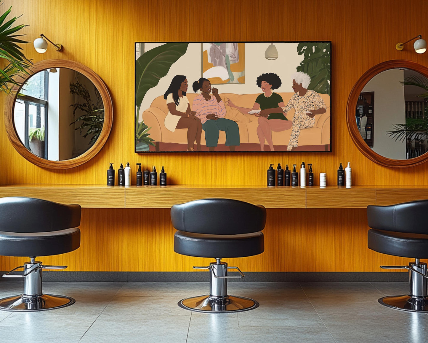 Generations Storytelling African American Wall Art
