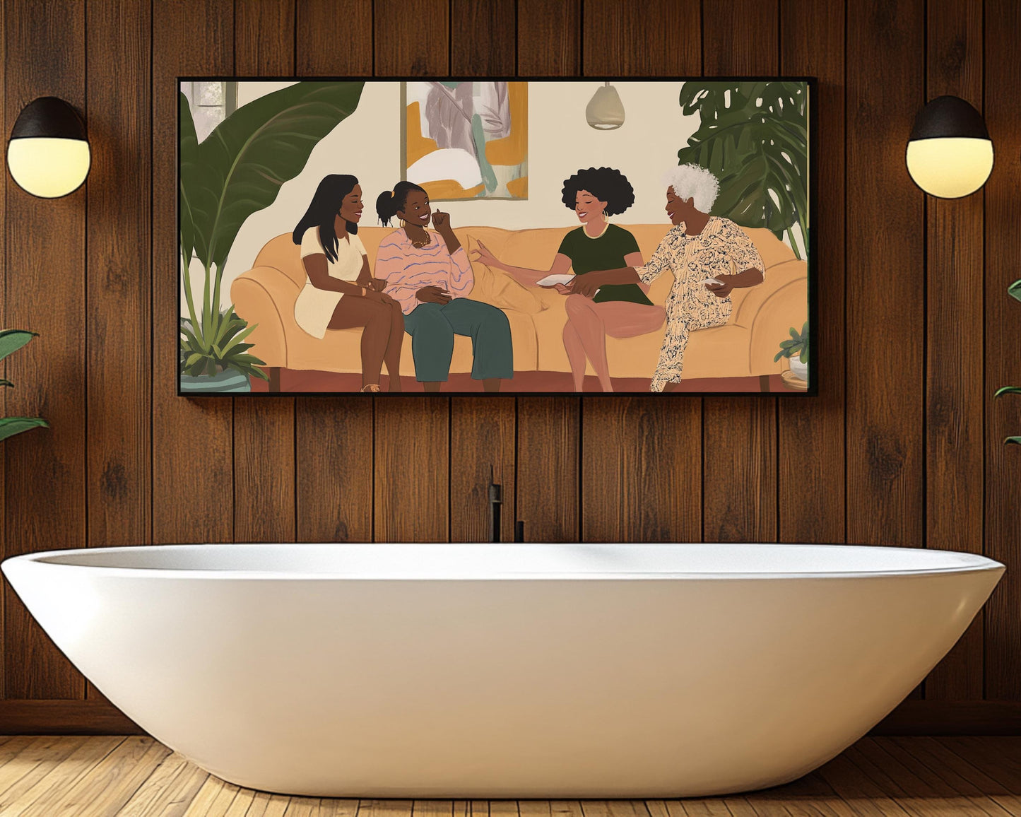 Generational Black Family African American Wall Art