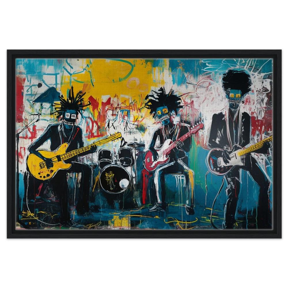 Urban Black Musicians Graffiti Style African American Wall Art