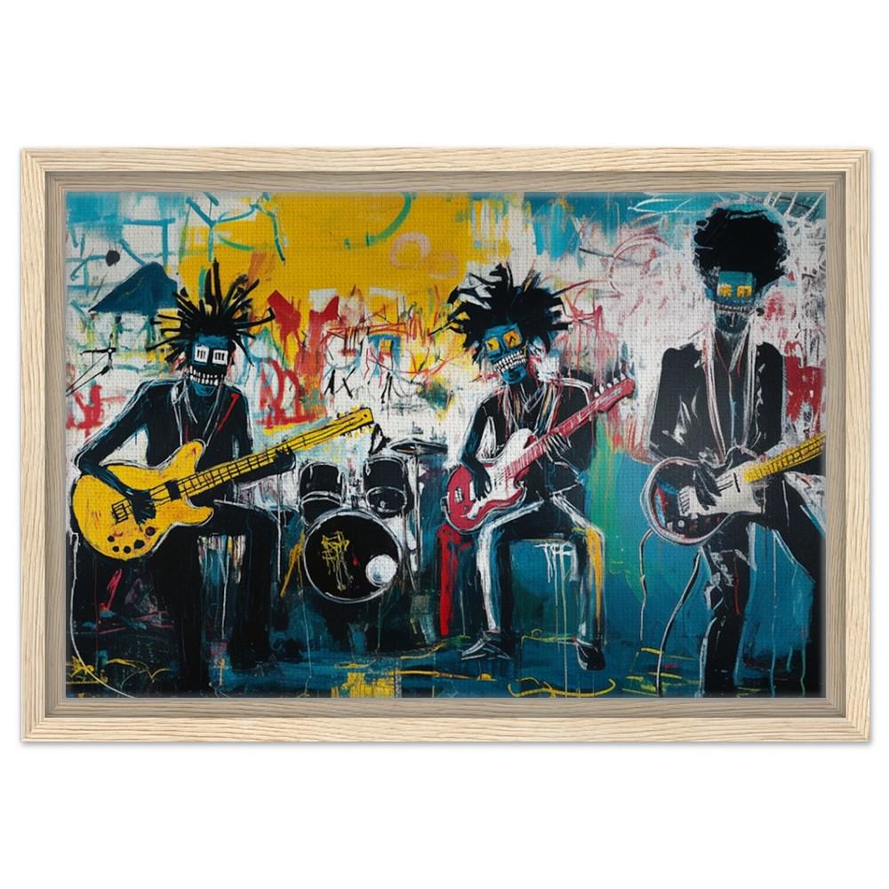 Urban Black Musicians Graffiti Style African American Wall Art