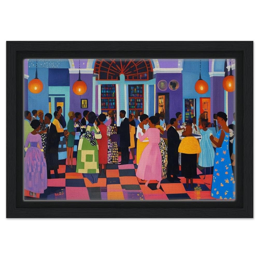 Black Family Reunion Celebration African American Wall Art