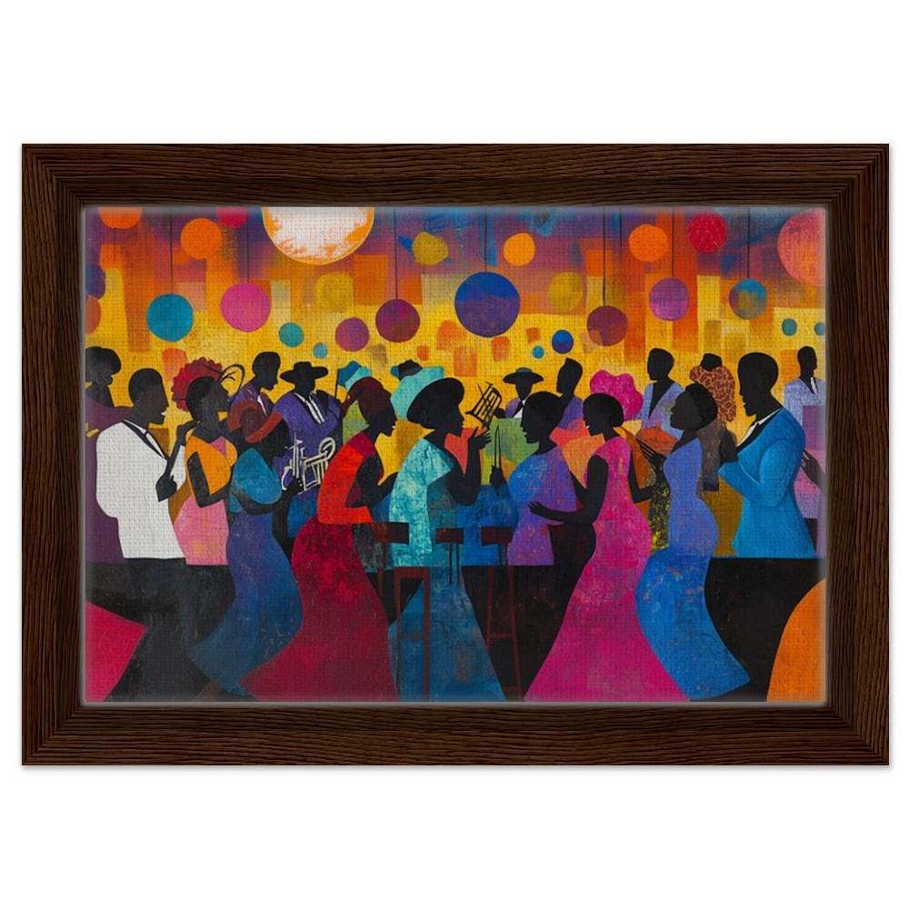 Colorful African Celebration Black Community Wall Art