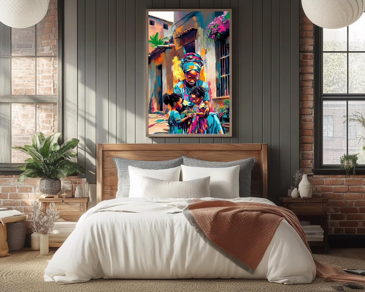 Grandmother Garden African American Wall Art