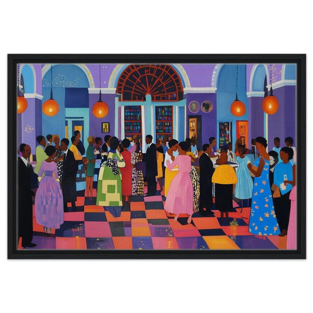 Black Family Reunion Celebration African American Wall Art