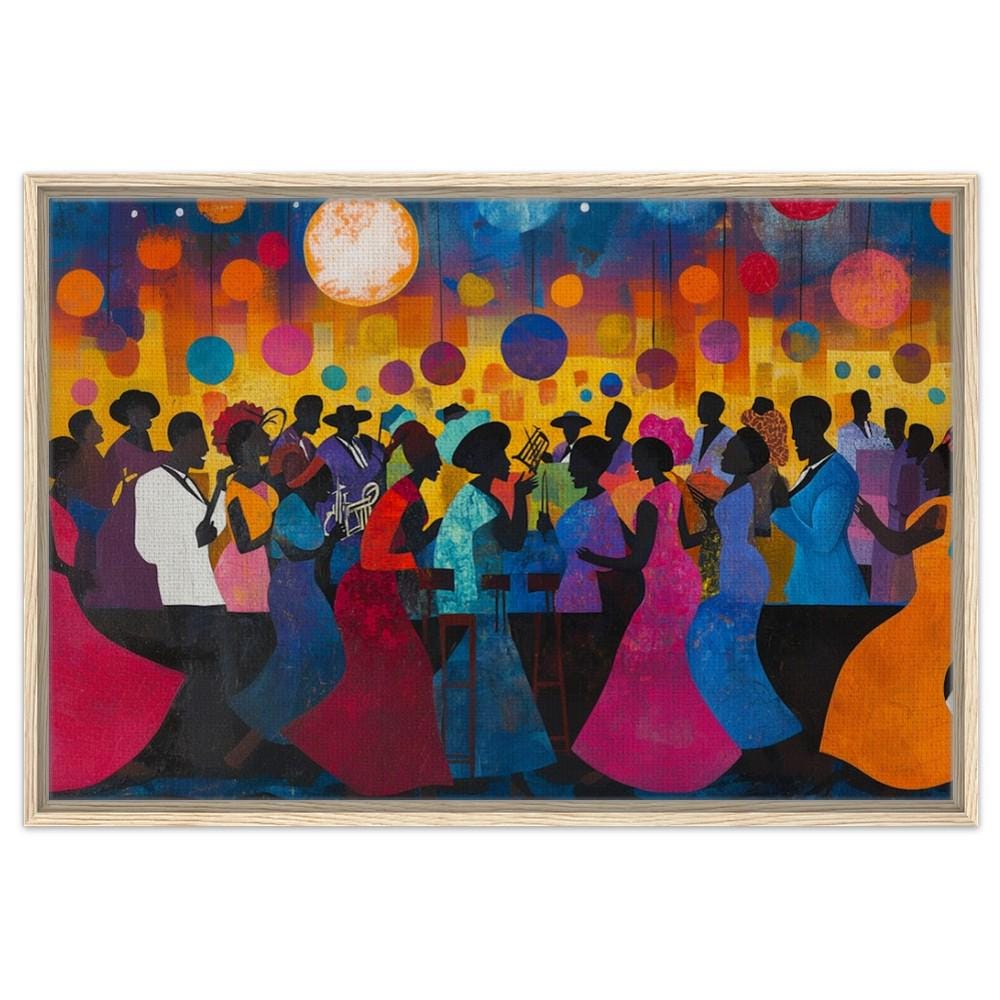 Colorful African Celebration Black Community Wall Art