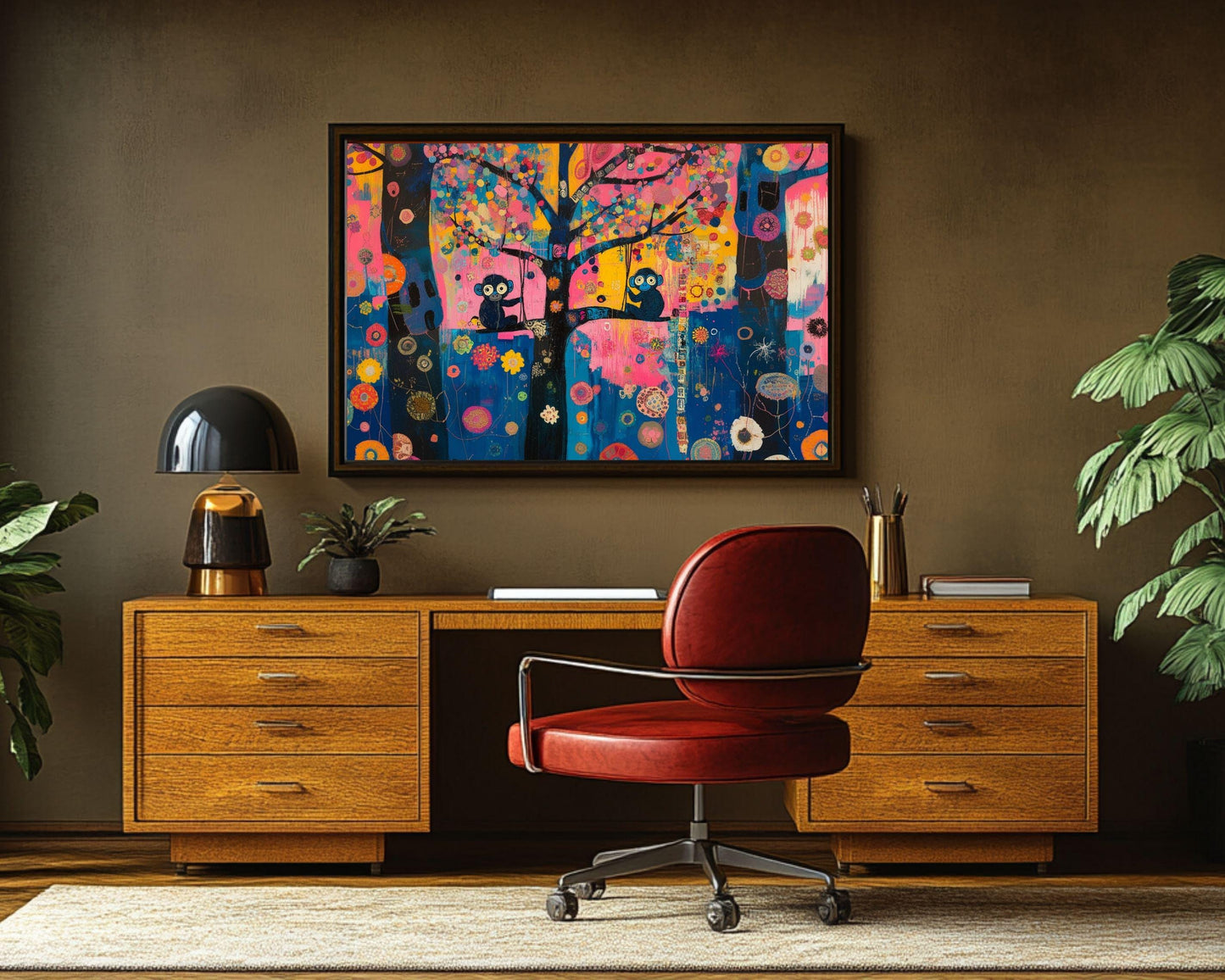 Playful Monkeys African American Wall Art