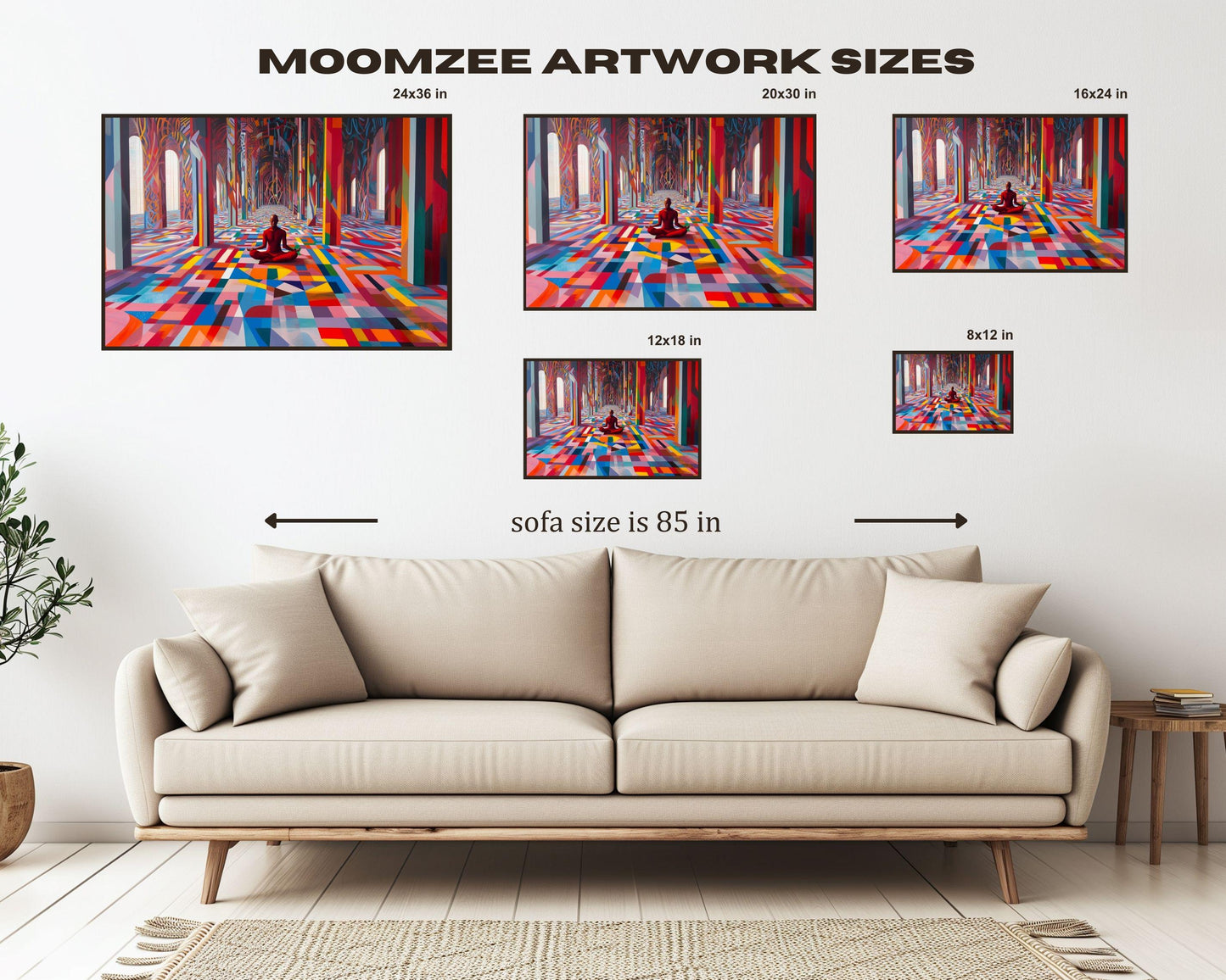 Meditating Black Man African American Wall Art