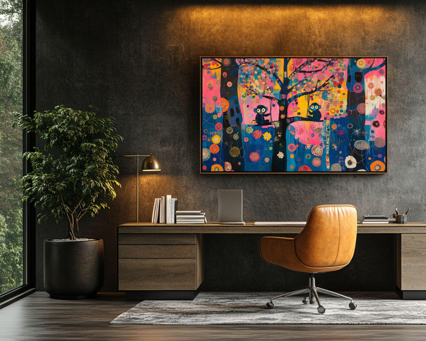Playful Monkeys African American Wall Art