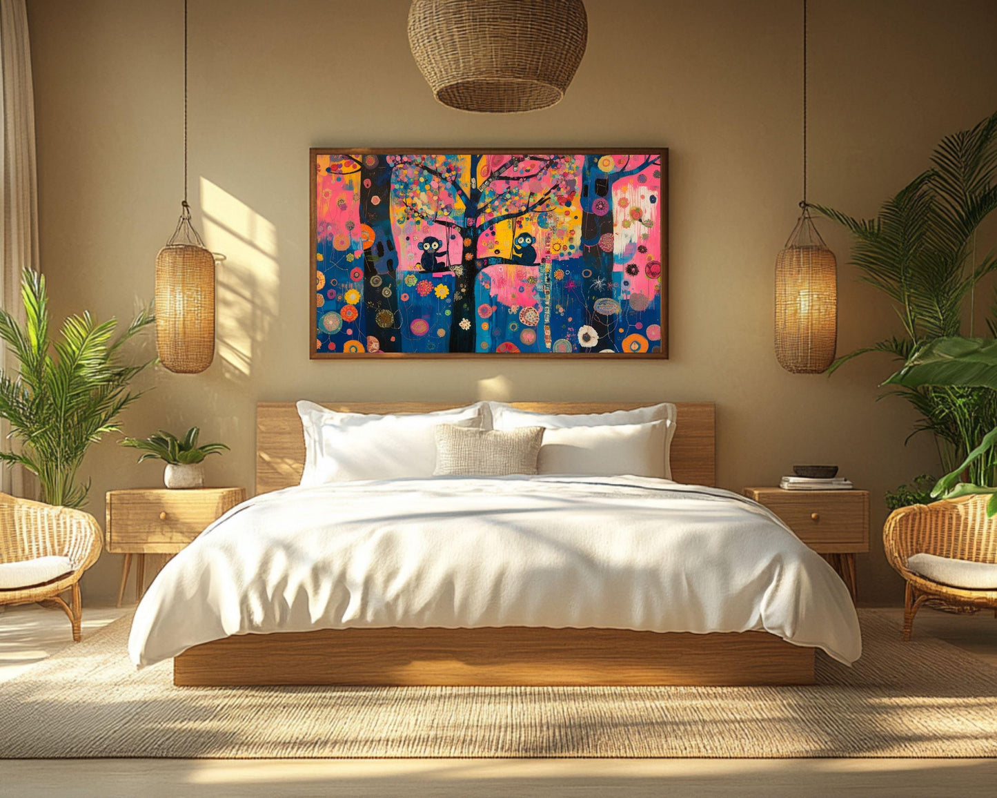 Playful Monkeys African American Wall Art