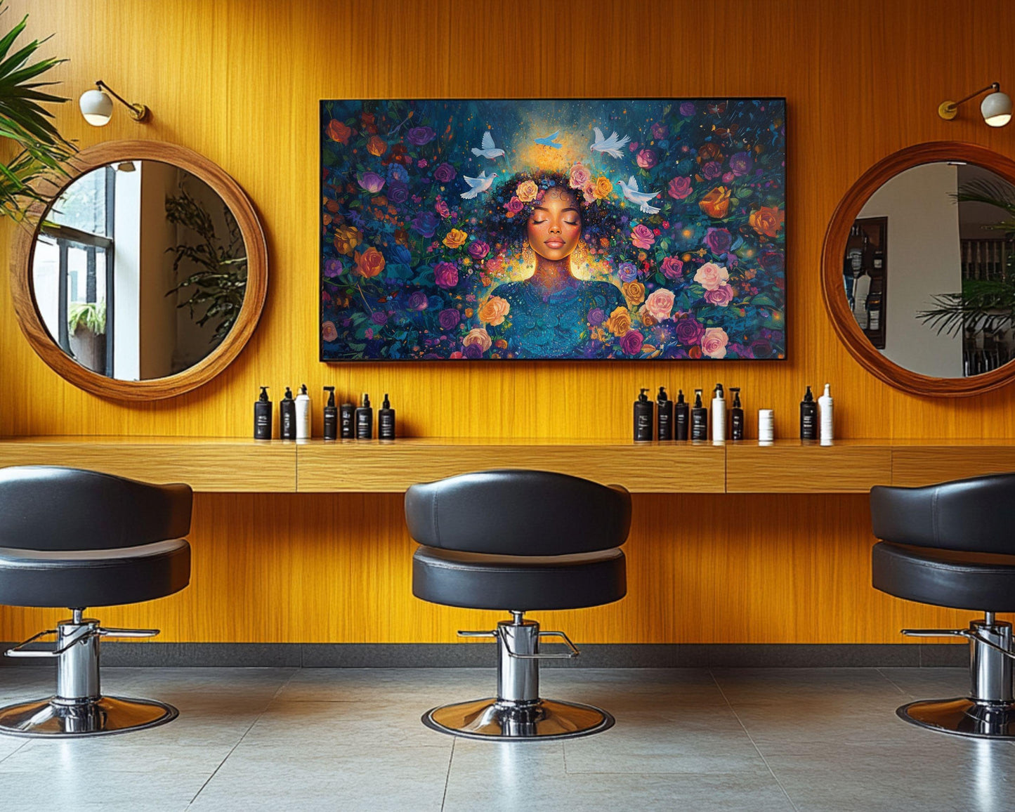 Goddess Black Woman African American Wall Art