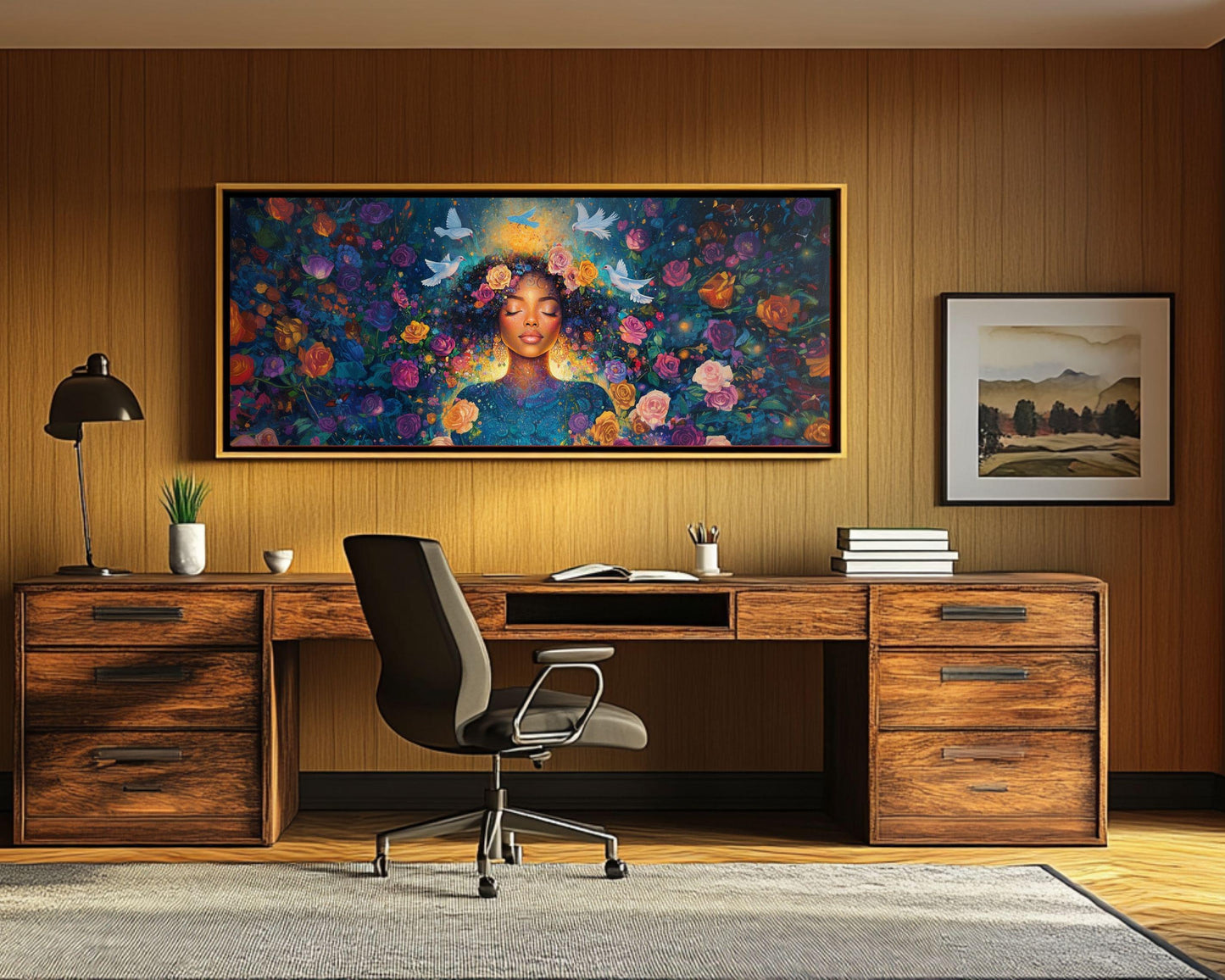 Goddess Black Woman African American Wall Art