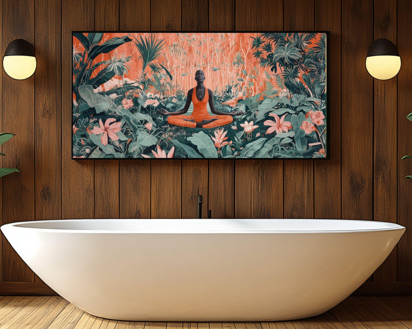 African American Wall Art Peaceful Vibes