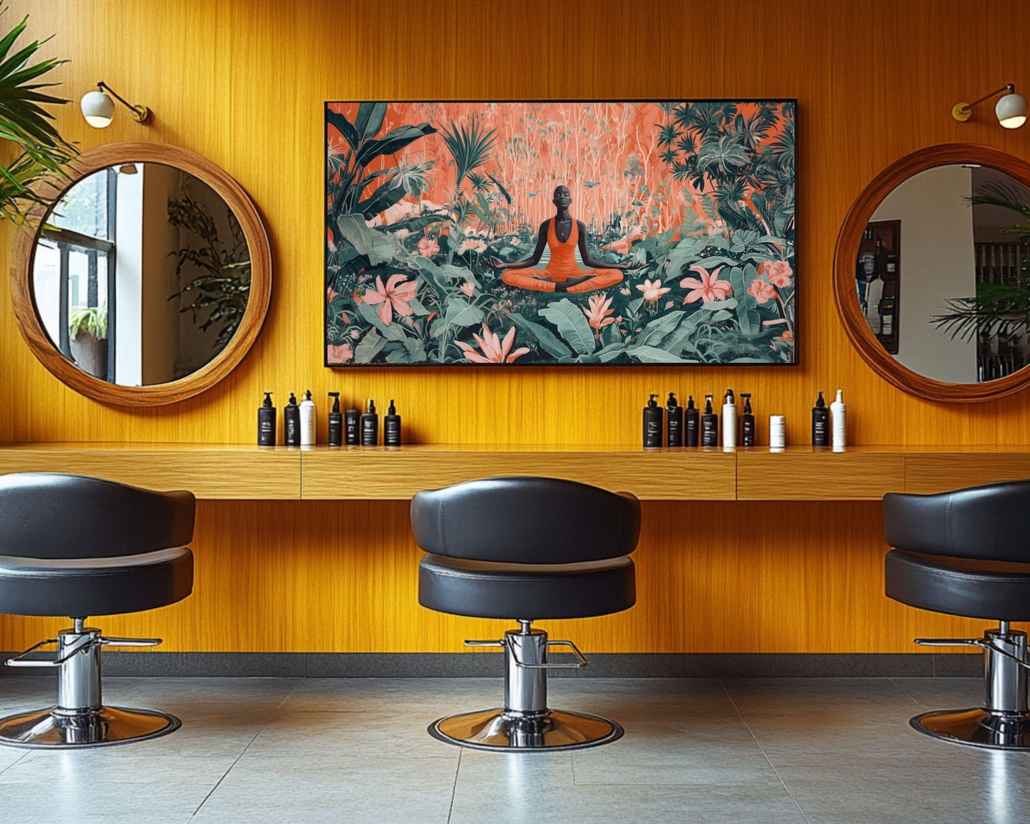 African American Wall Art Peaceful Vibes