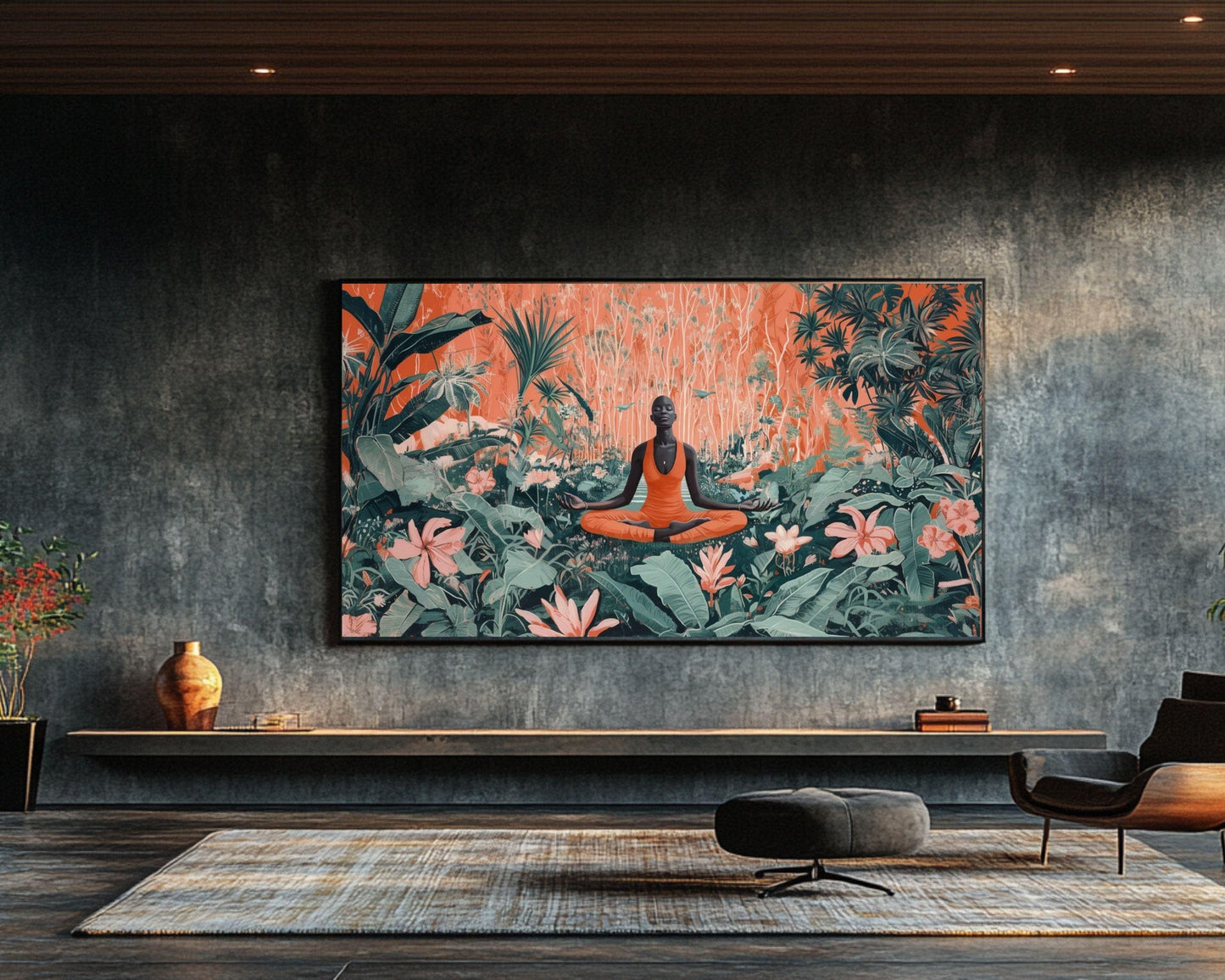 African American Wall Art Peaceful Vibes