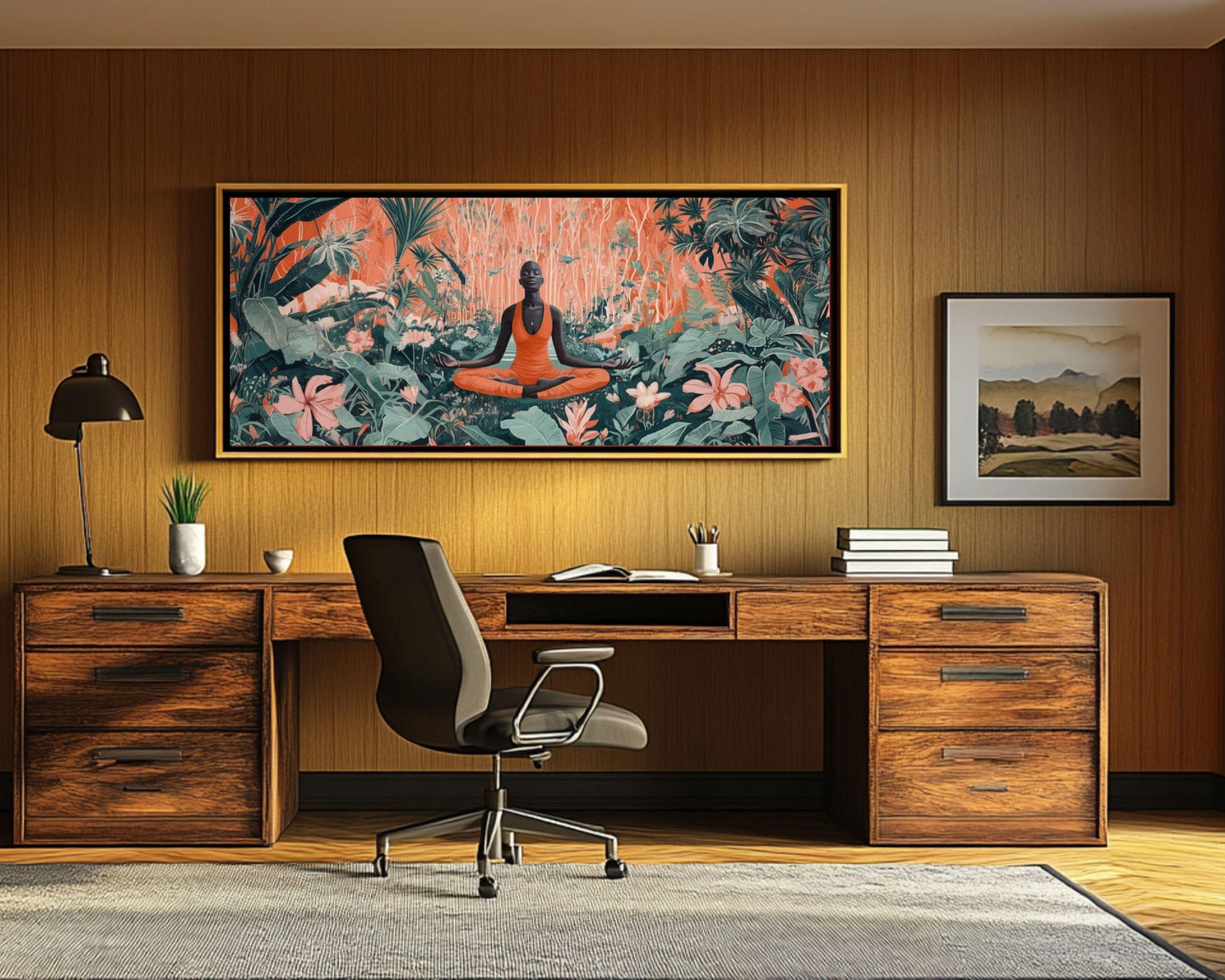 African American Wall Art Peaceful Vibes