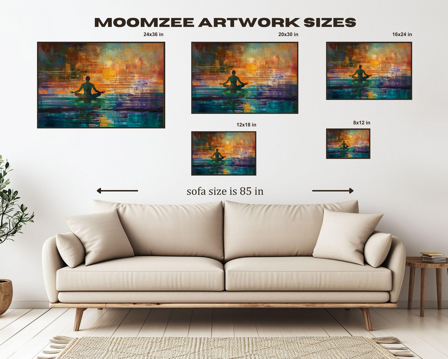 Sunset Meditation African American Wall Art