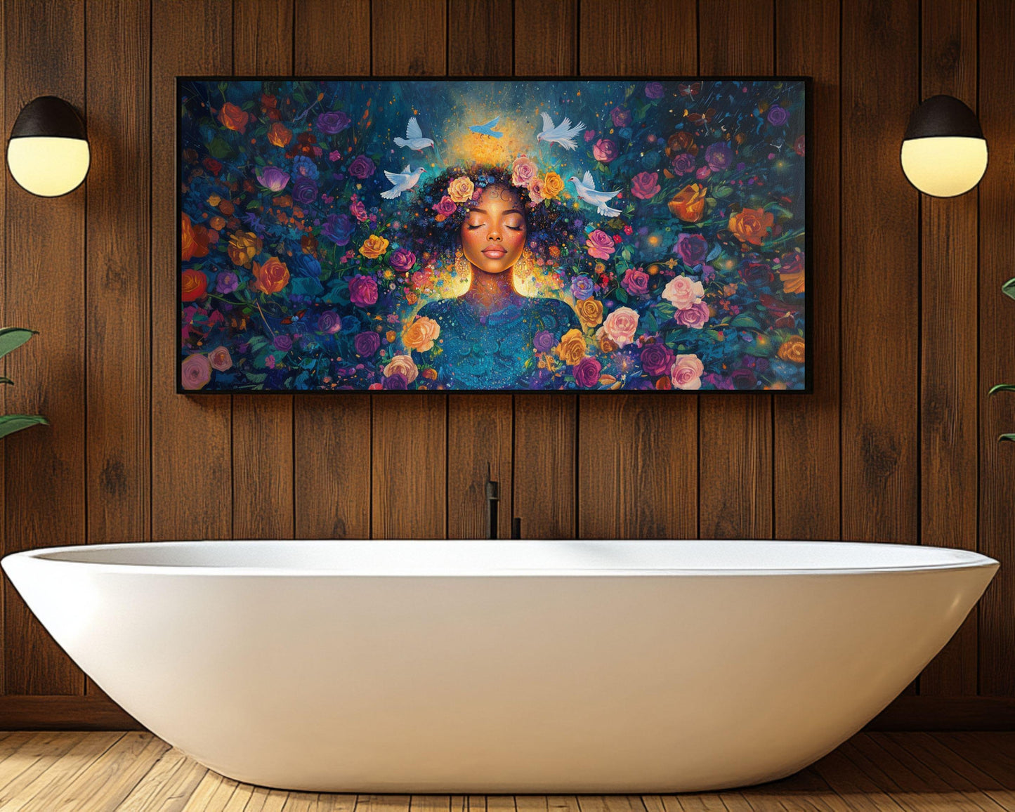 Goddess Black Woman African American Wall Art