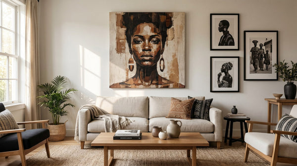 Editorial living room for Canvas Prints vs Framed Prints: Which Should You Buy? with warm natural light and sophisticated contemporary.