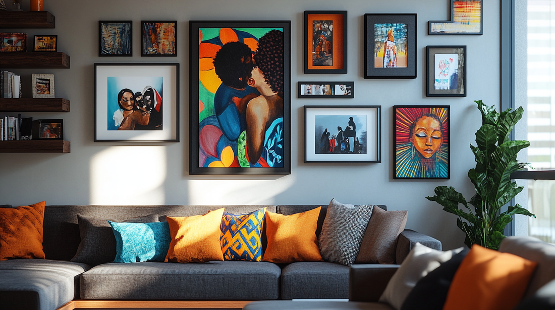 How to Create a Gallery Wall Featuring Black Love Art