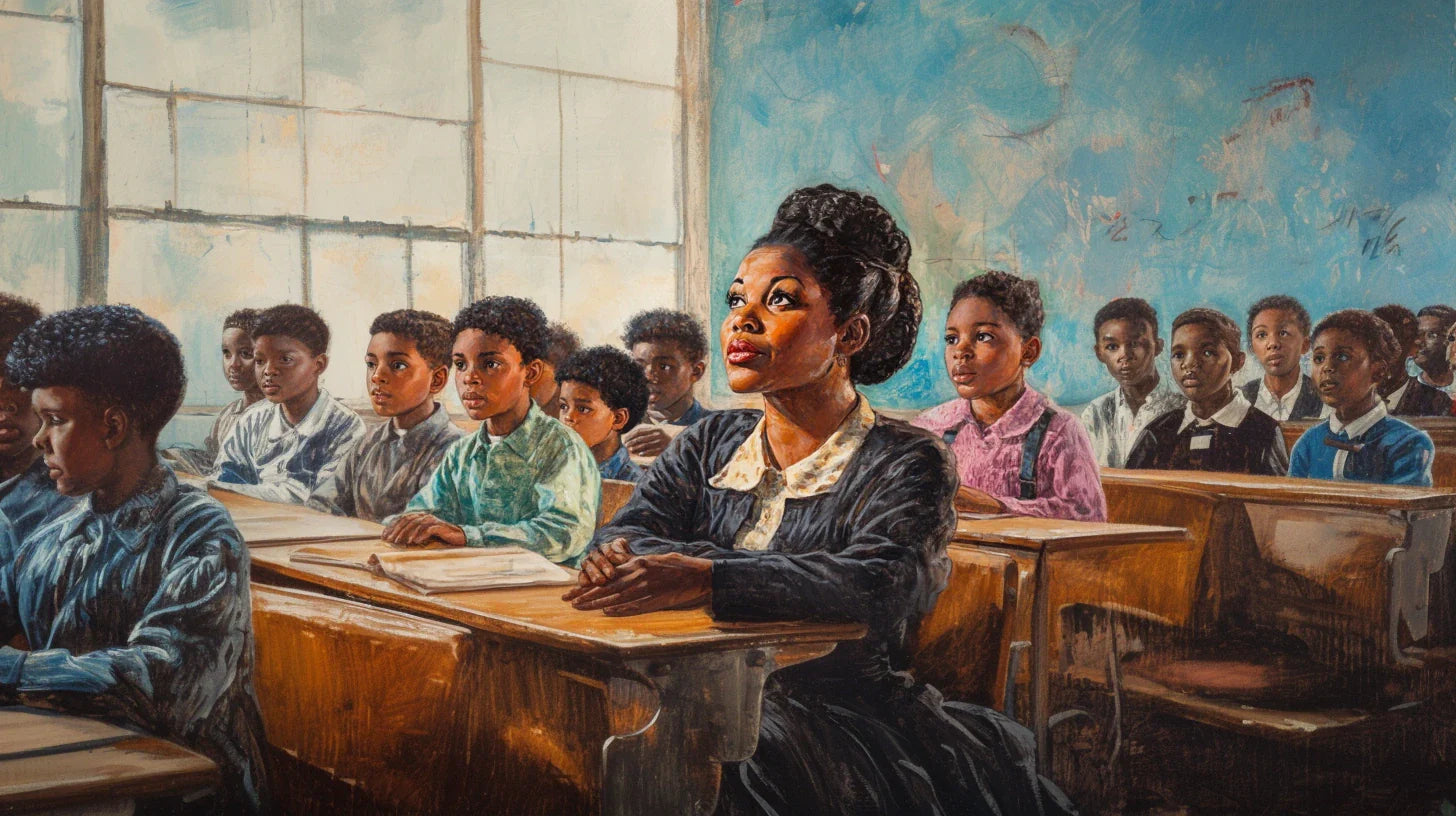 African American Reading and Education Wall Art