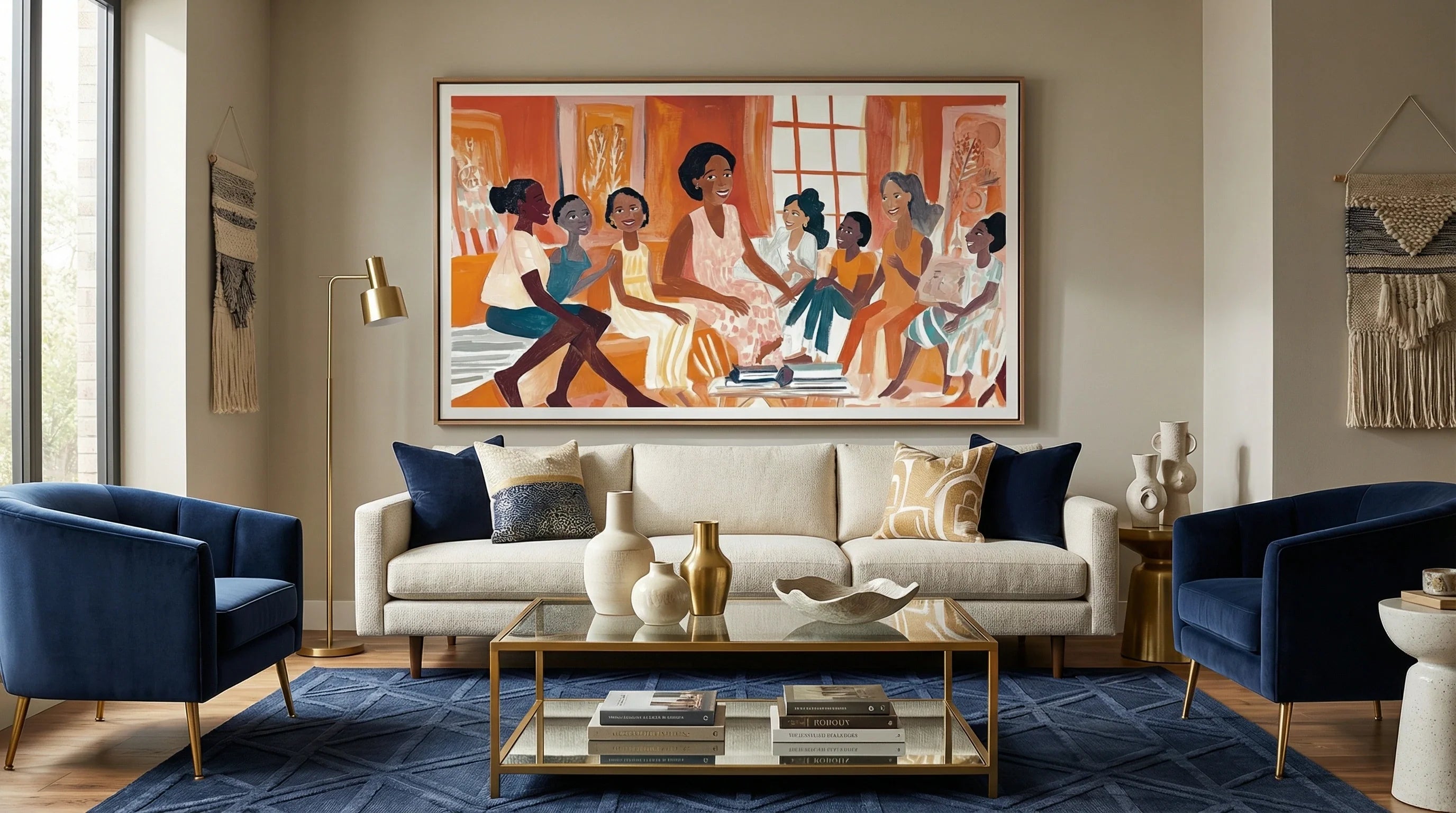 Black Art for Living Room Walls | MoomZee