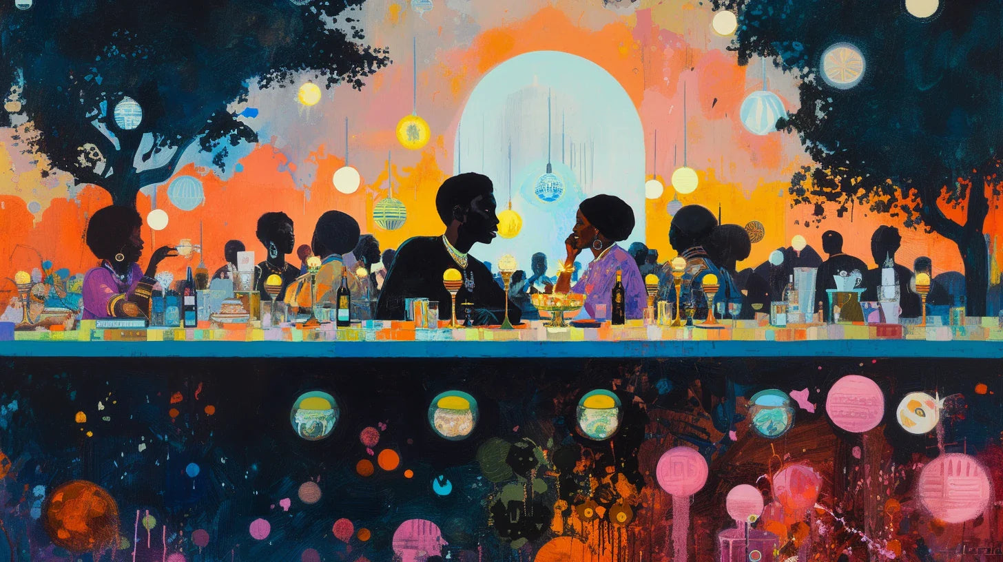 African American Social Gatherings Wall Art