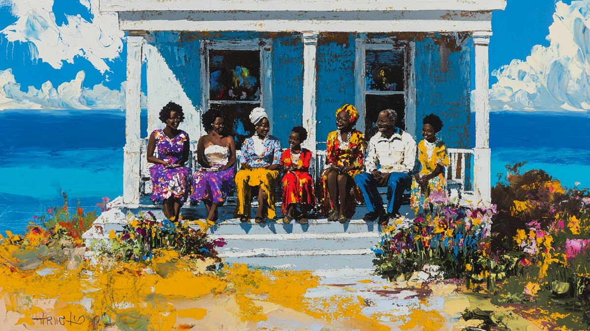 Black Family Art