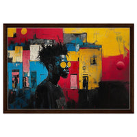 Urban African American Canvas Print Perfect For Offices Or Studios