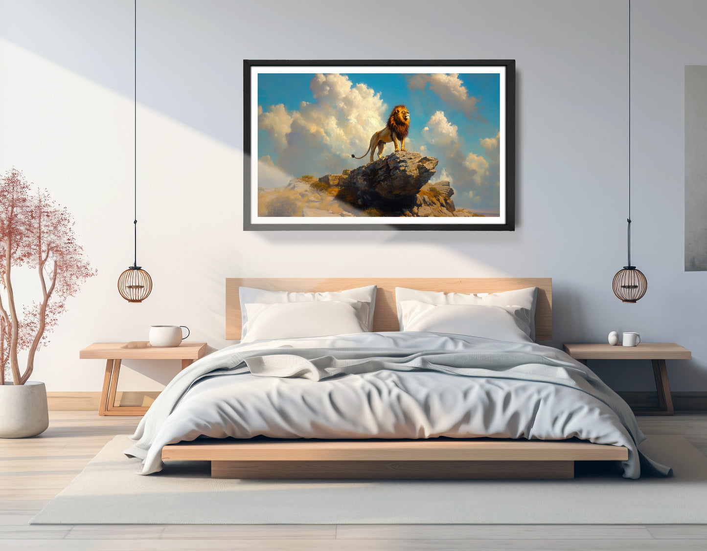 Majestic Lion Safari African American canvas print view 69