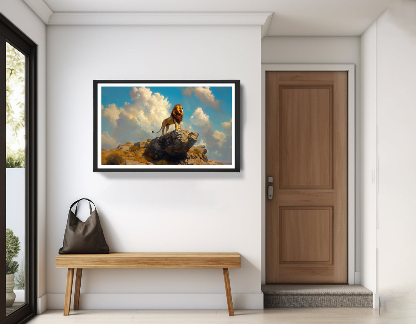Majestic Lion Safari African American canvas print view 71