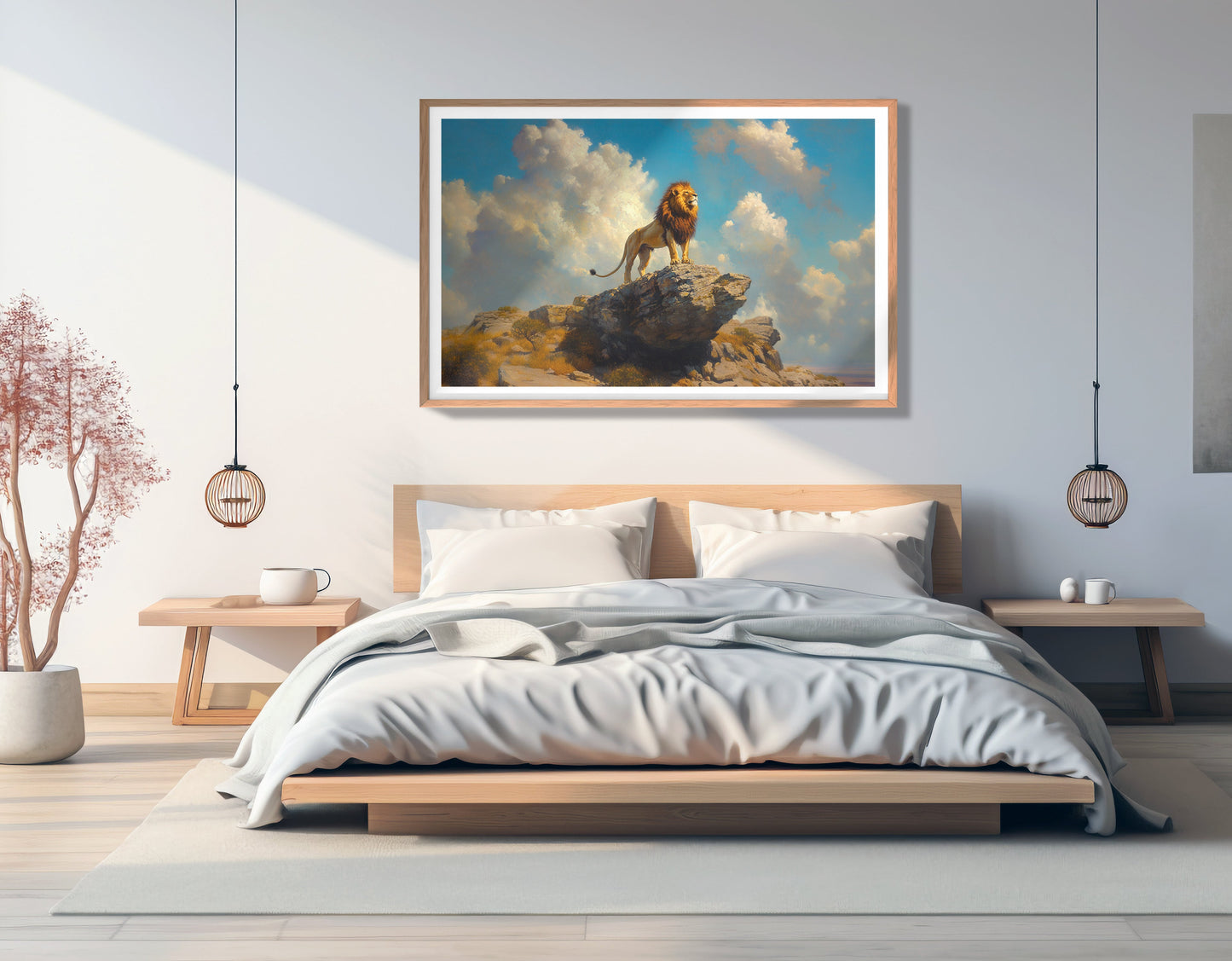 Majestic Lion Safari African American canvas print view 81