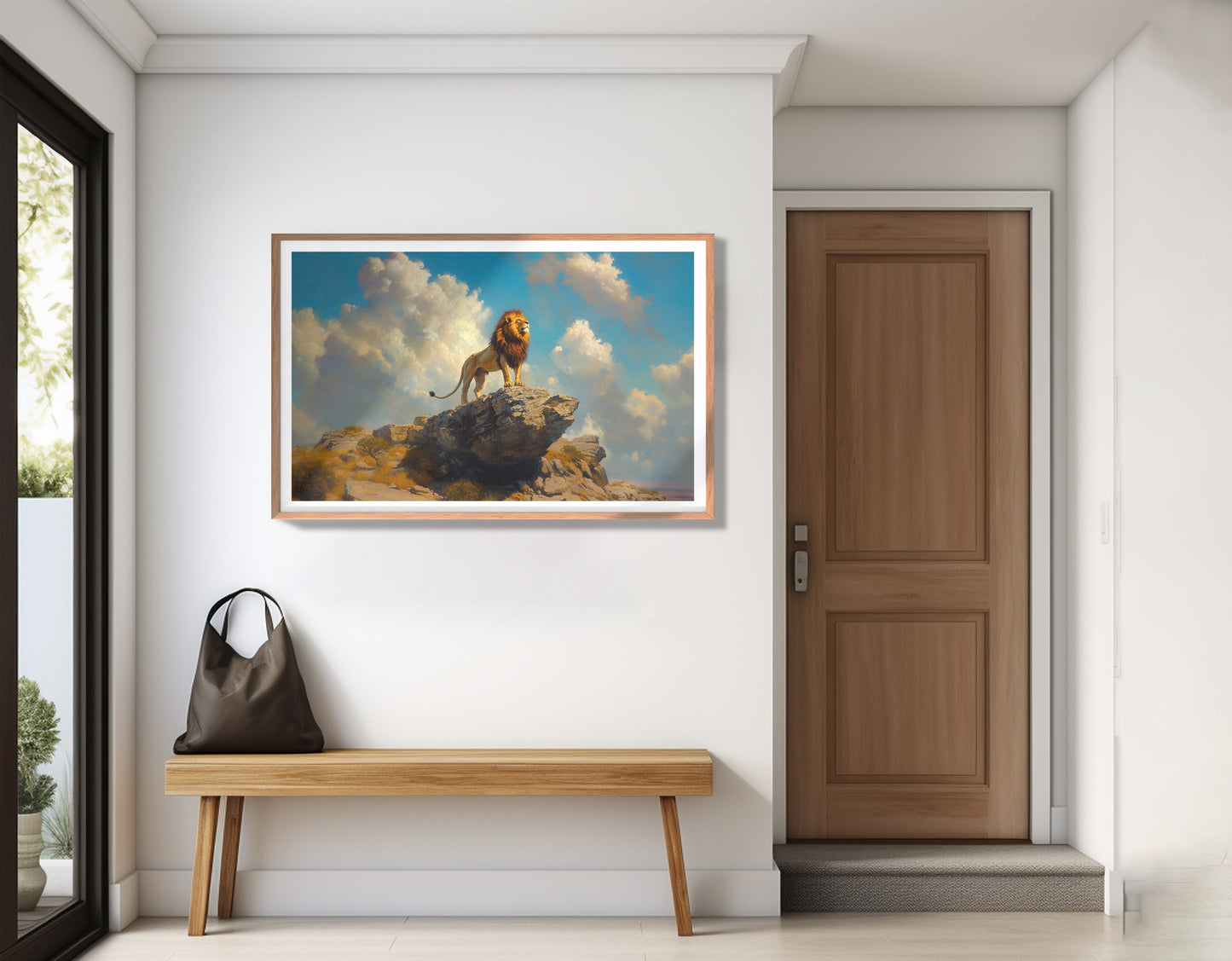 Majestic Lion Safari African American canvas print view 83