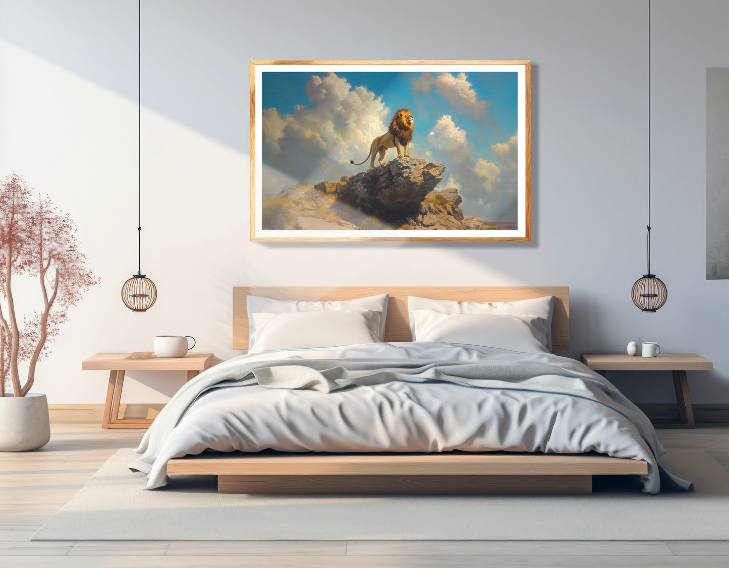 Majestic Lion Safari African American canvas print view 75