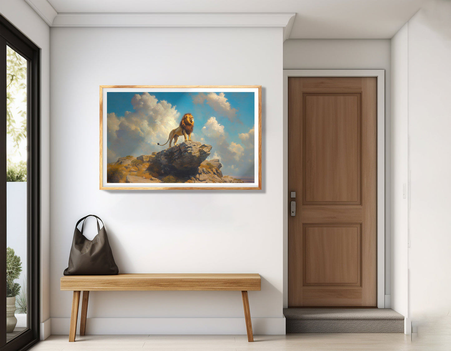 Majestic Lion Safari African American canvas print view 77