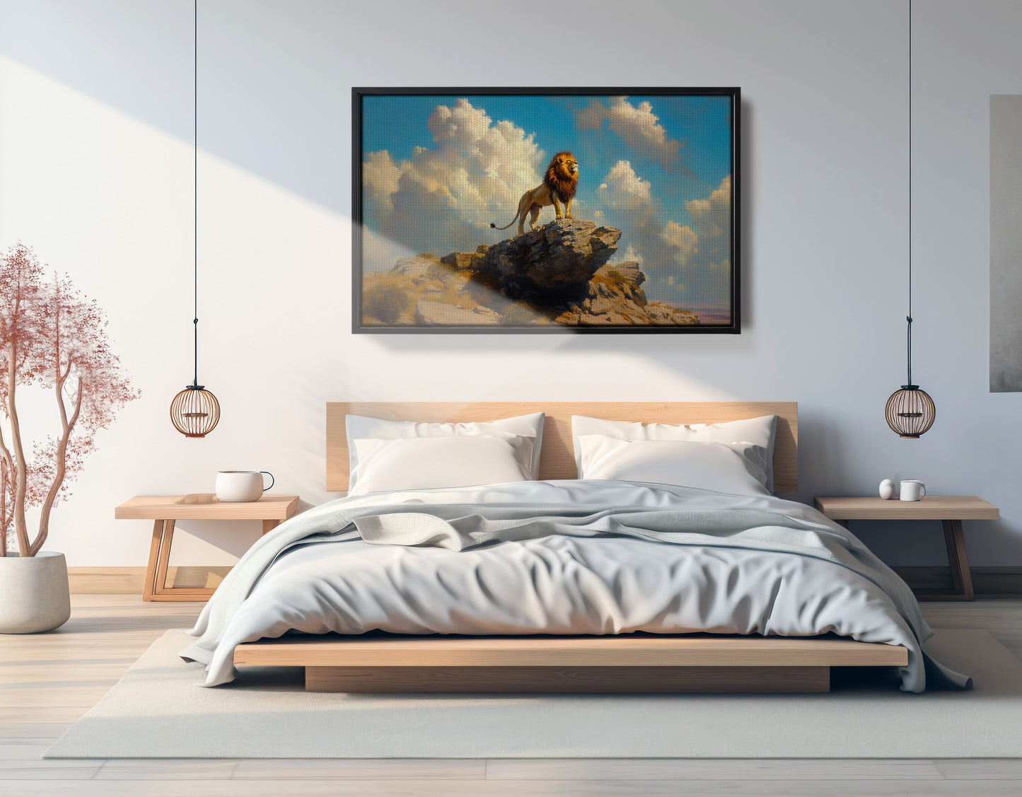 Majestic Lion Safari African American canvas print view 27