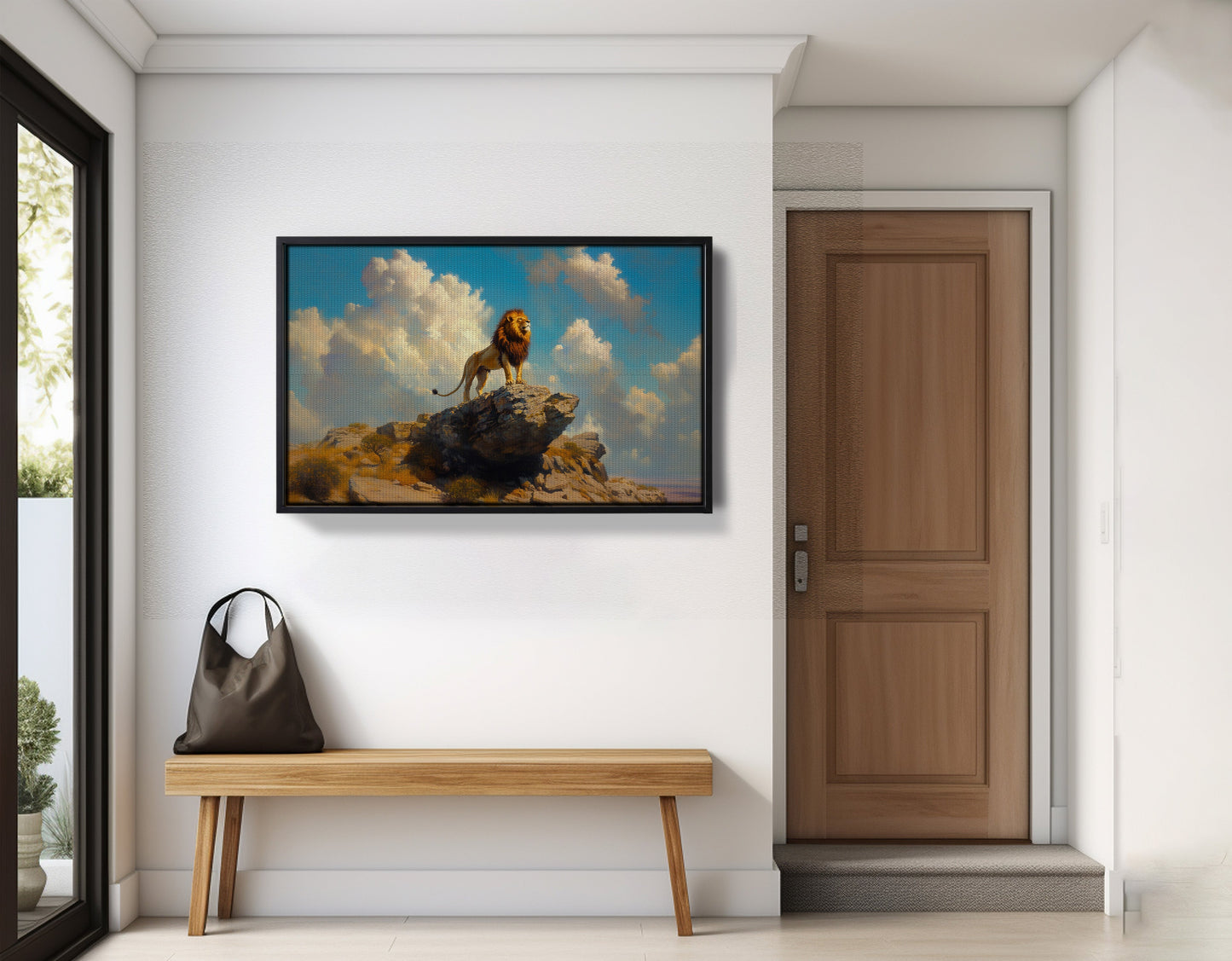 Majestic Lion Safari African American canvas print view 29