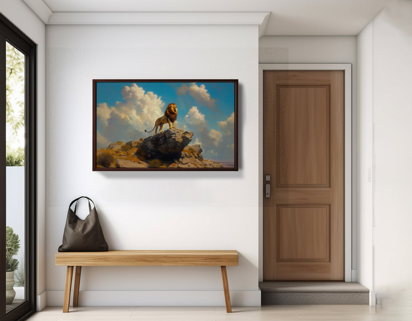 Majestic Lion Safari African American canvas print view 35