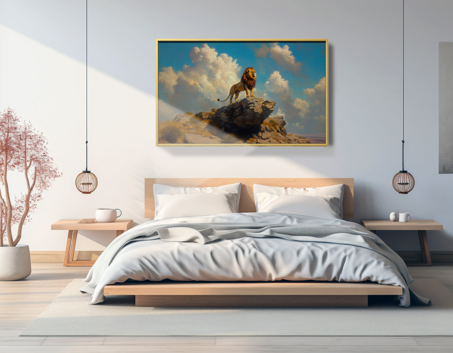Majestic Lion Safari African American canvas print view 39
