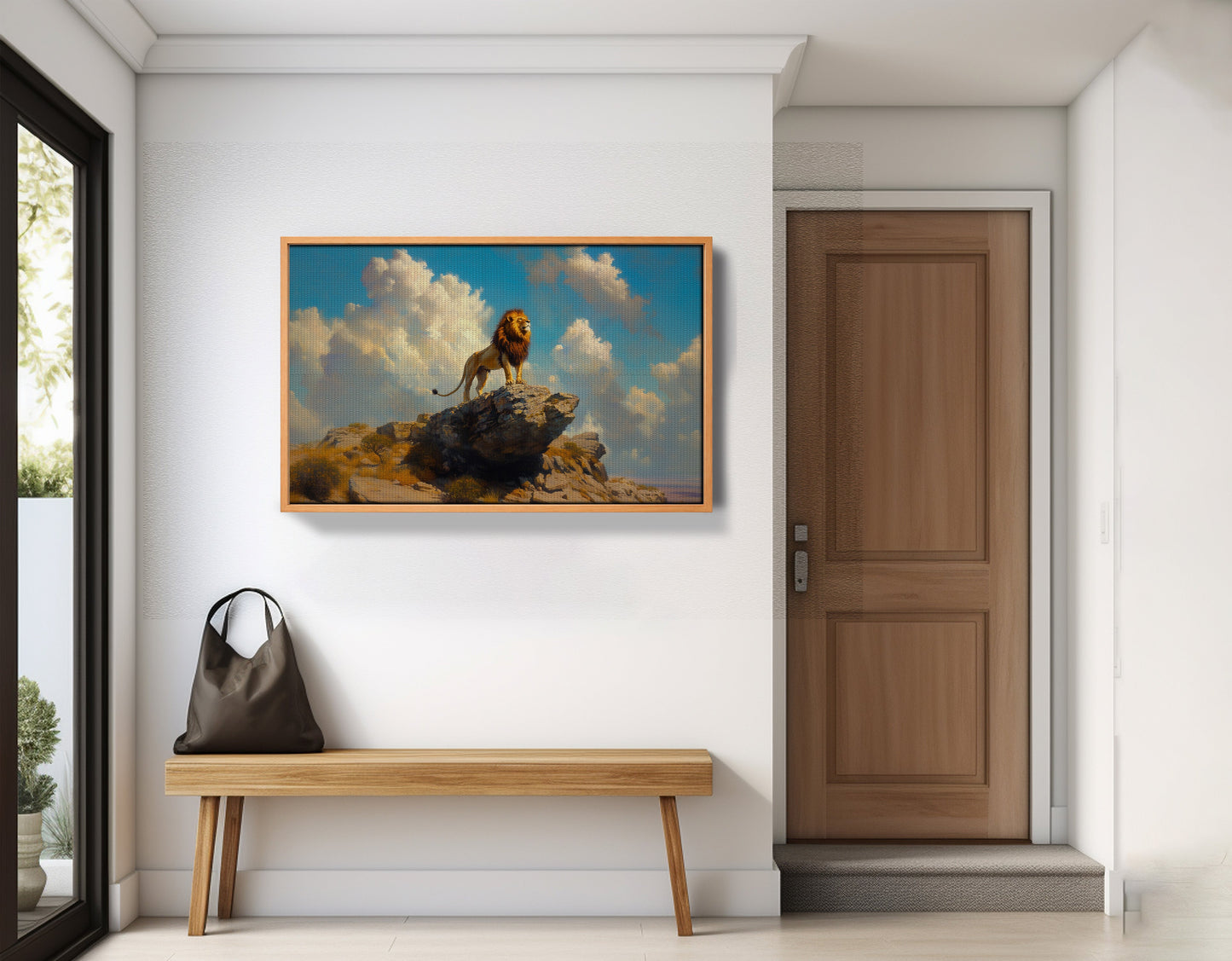 Majestic Lion Safari African American canvas print view 47